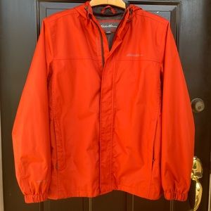 Eddie Bauer Weatheredge Hooded Raincoat Size M